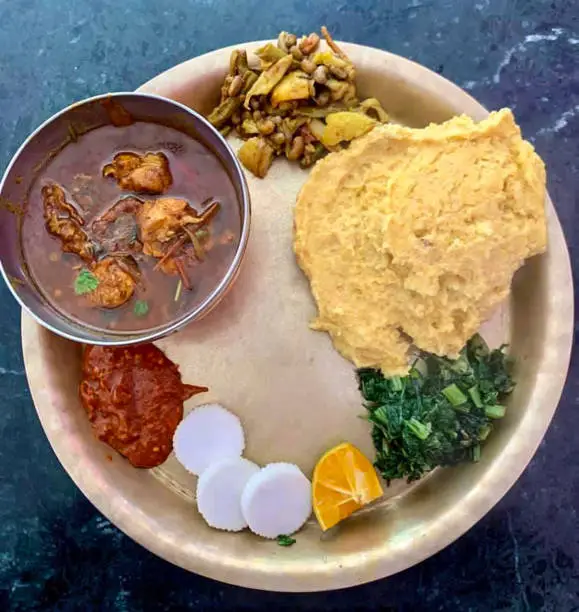 dhindo : Food Cuisine of Nepal