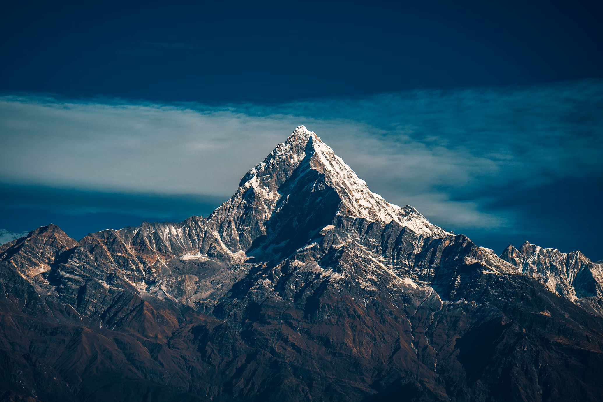 beautiful mountain - trekking in Langtang region