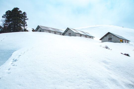 khaptad national park snowing