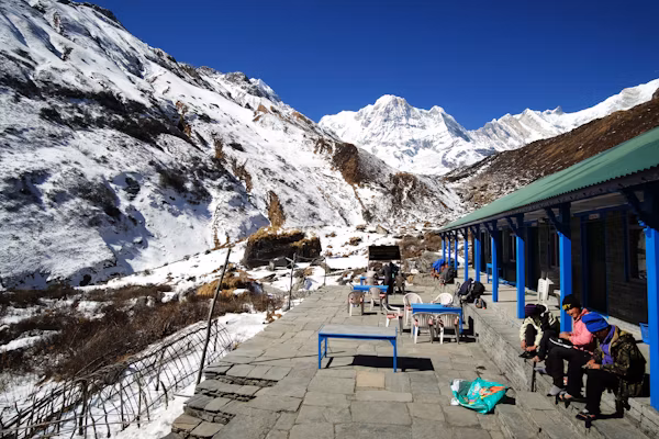 Best Time to Trek at ABC : winter season